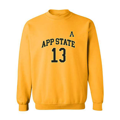 App State - NCAA Men's Basketball : Kasen Jennings - Replica Shersey Crewneck Sweatshirt-0