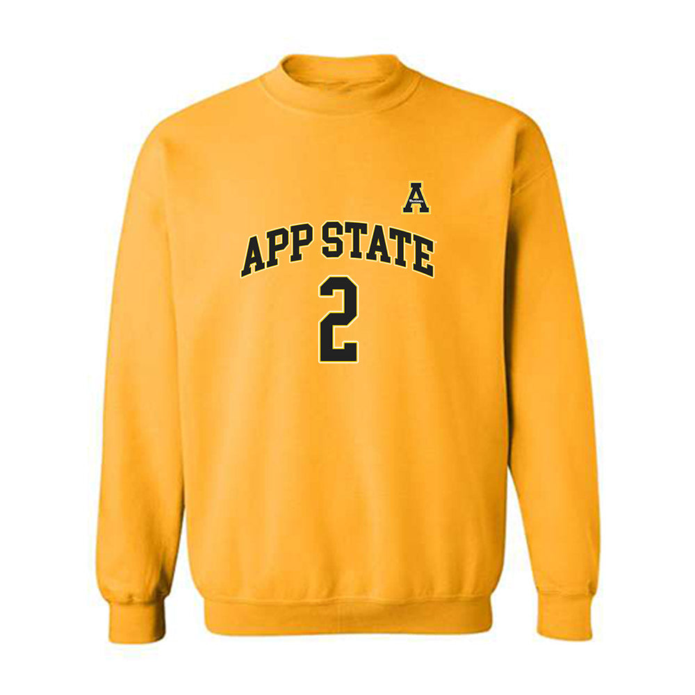 App State - NCAA Men's Basketball : Alonzo Dodd - Replica Shersey Crewneck Sweatshirt-0