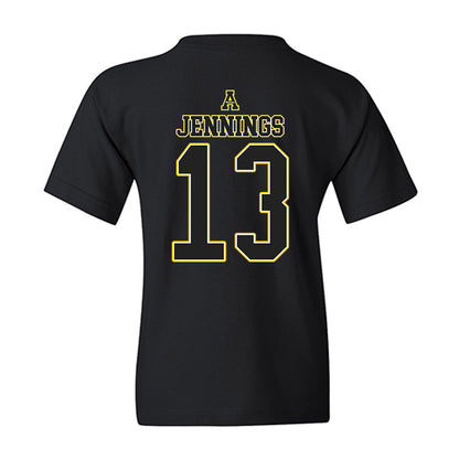App State - NCAA Men's Basketball : Kasen Jennings - Replica Shersey Youth T-Shirt-1
