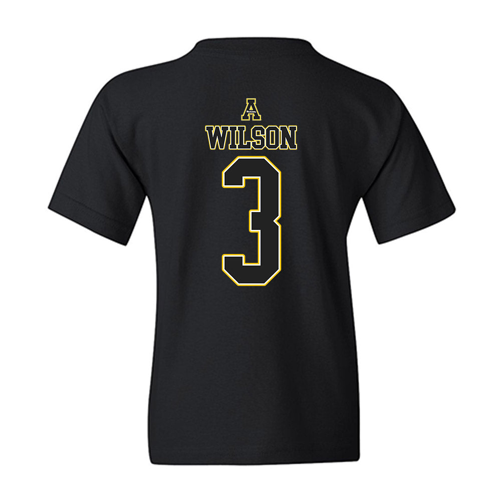 App State - NCAA Men's Basketball : Luke Wilson - Replica Shersey Youth T-Shirt-1