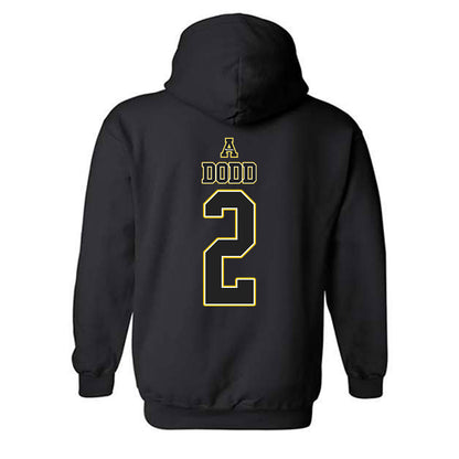 App State - NCAA Men's Basketball : Alonzo Dodd - Replica Shersey Hooded Sweatshirt-1