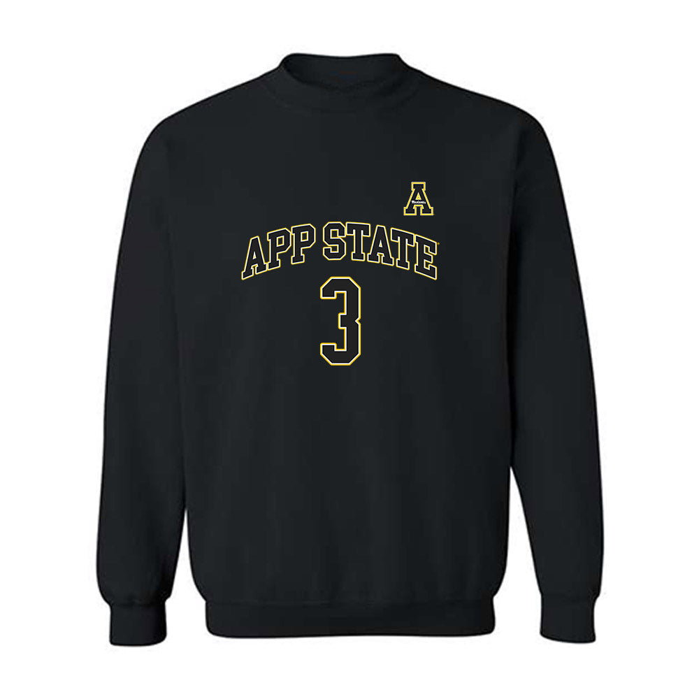 App State - NCAA Men's Basketball : Luke Wilson - Replica Shersey Crewneck Sweatshirt-0