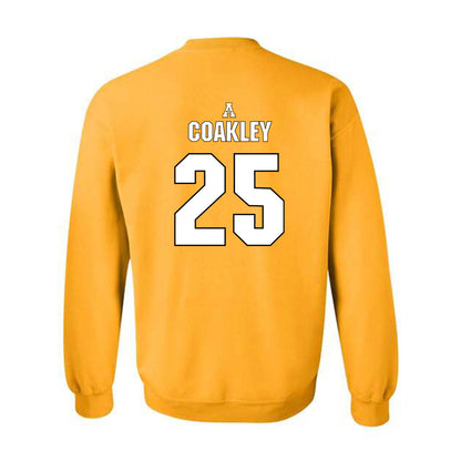 App State - NCAA Football : Zahn Coakley - Replica Shersey Crewneck Sweatshirt-1