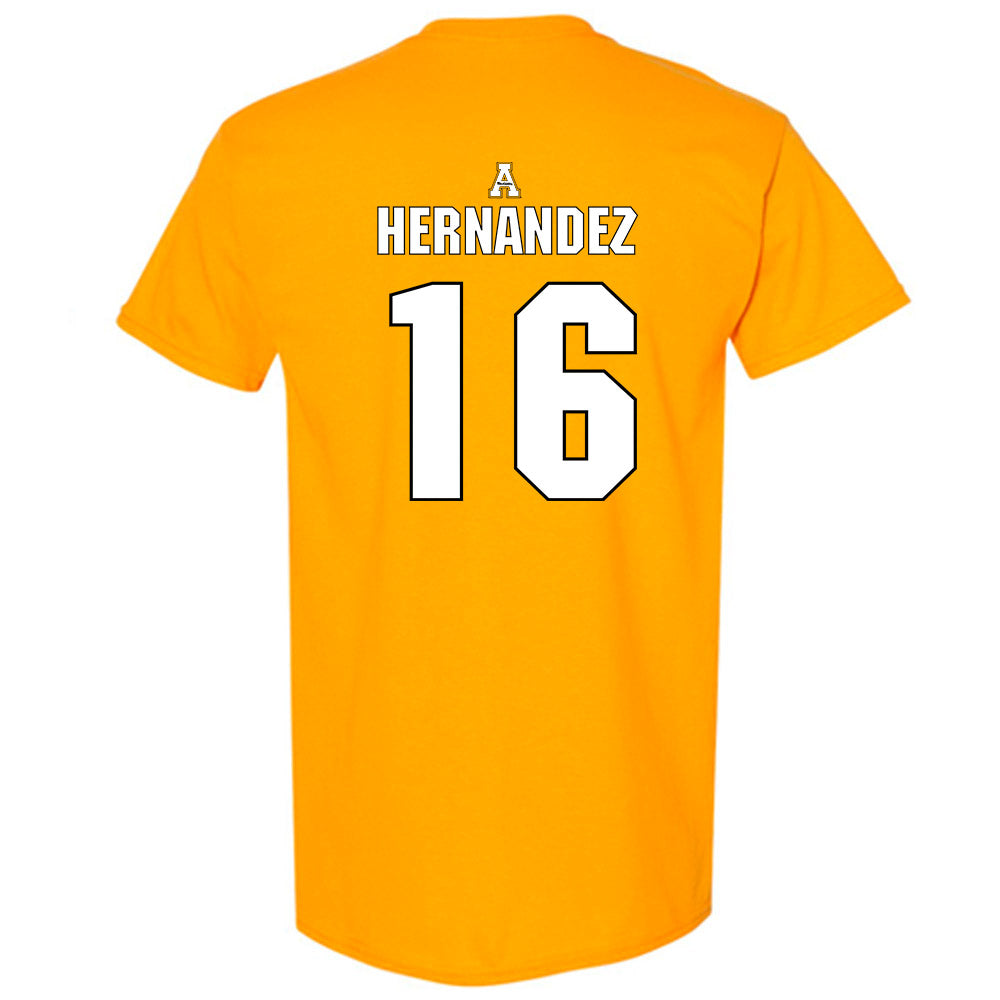 App State - NCAA Football : David Hernandez - Replica Shersey T-Shirt