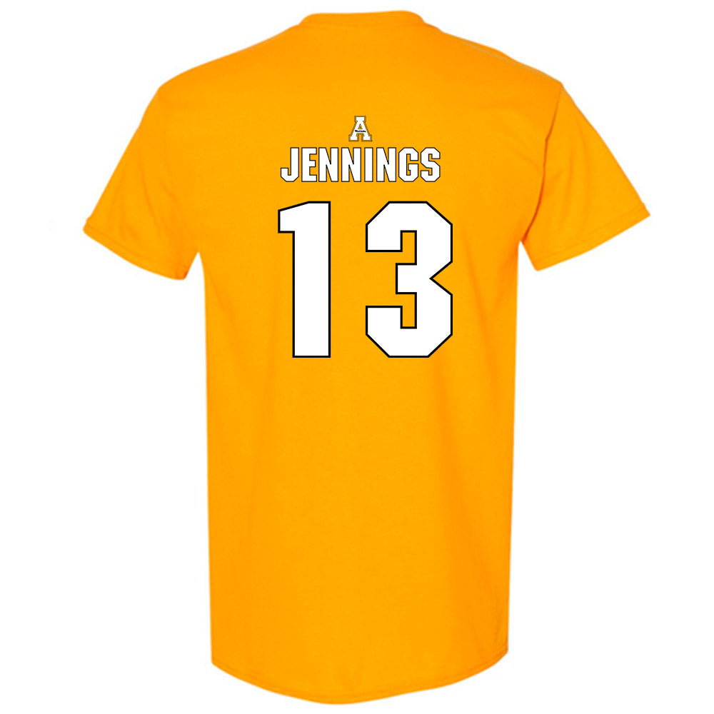 App State - NCAA Men's Basketball : Kasen Jennings - Replica Shersey T-Shirt-1