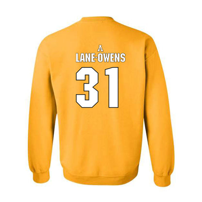 App State - NCAA Football : Marquis Lane-Owens - Replica Shersey Crewneck Sweatshirt-1