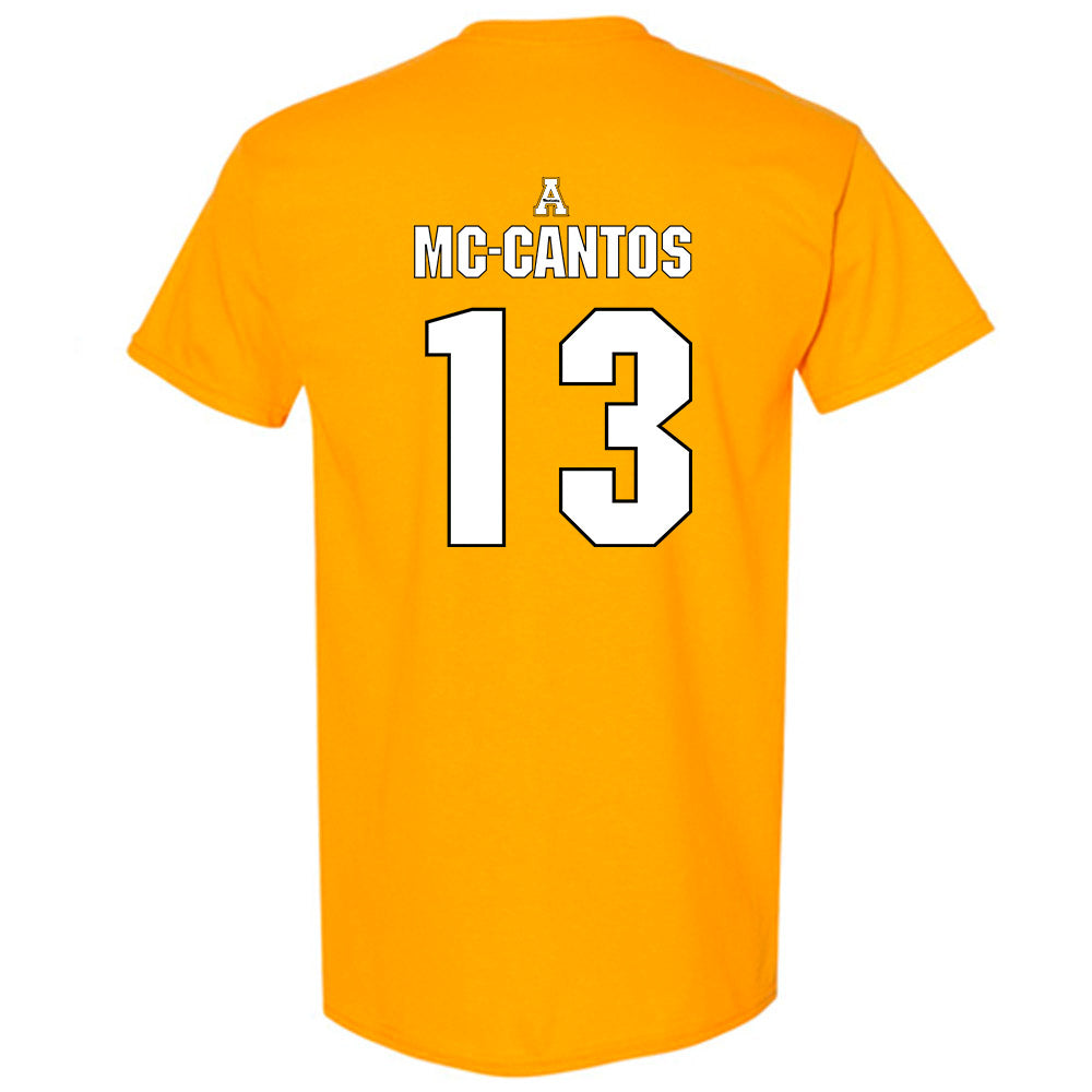 App State - NCAA Football : Elijah Mc-Cantos - Replica Shersey T-Shirt