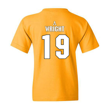 App State - NCAA Baseball : Brooks Wright - Replica Shersey Youth T-Shirt-1