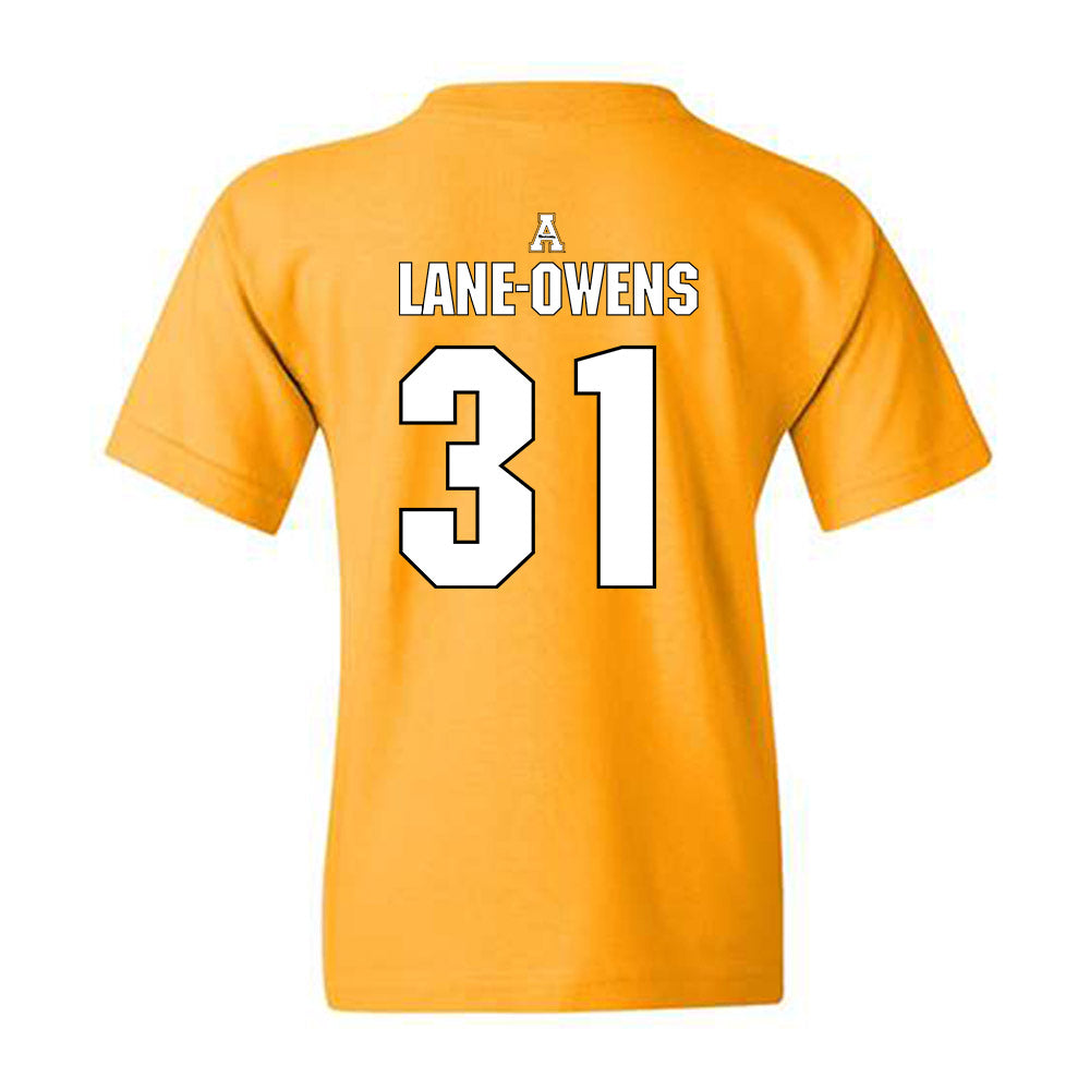 App State - NCAA Football : Marquis Lane-Owens - Replica Shersey Youth T-Shirt-1