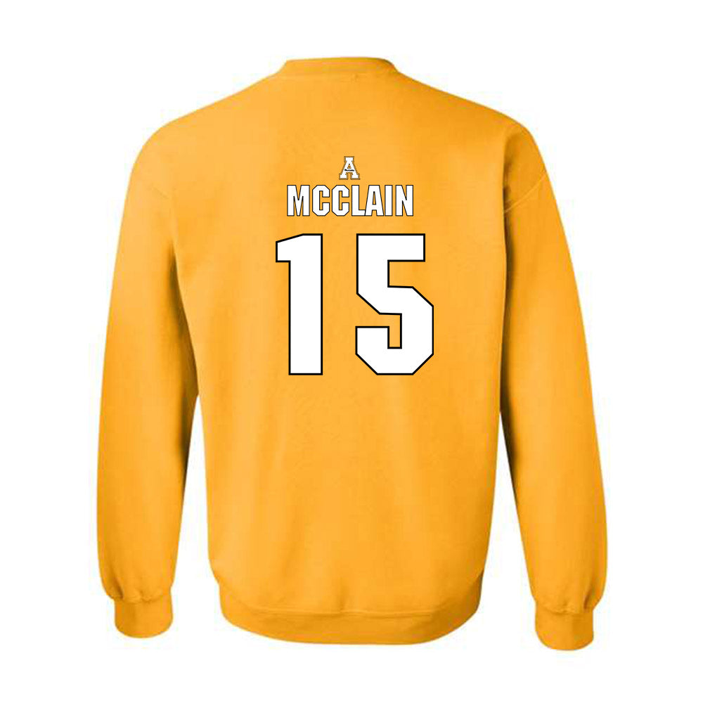 App State - NCAA Softball : Makayla Mcclain - Replica Shersey Crewneck Sweatshirt-1
