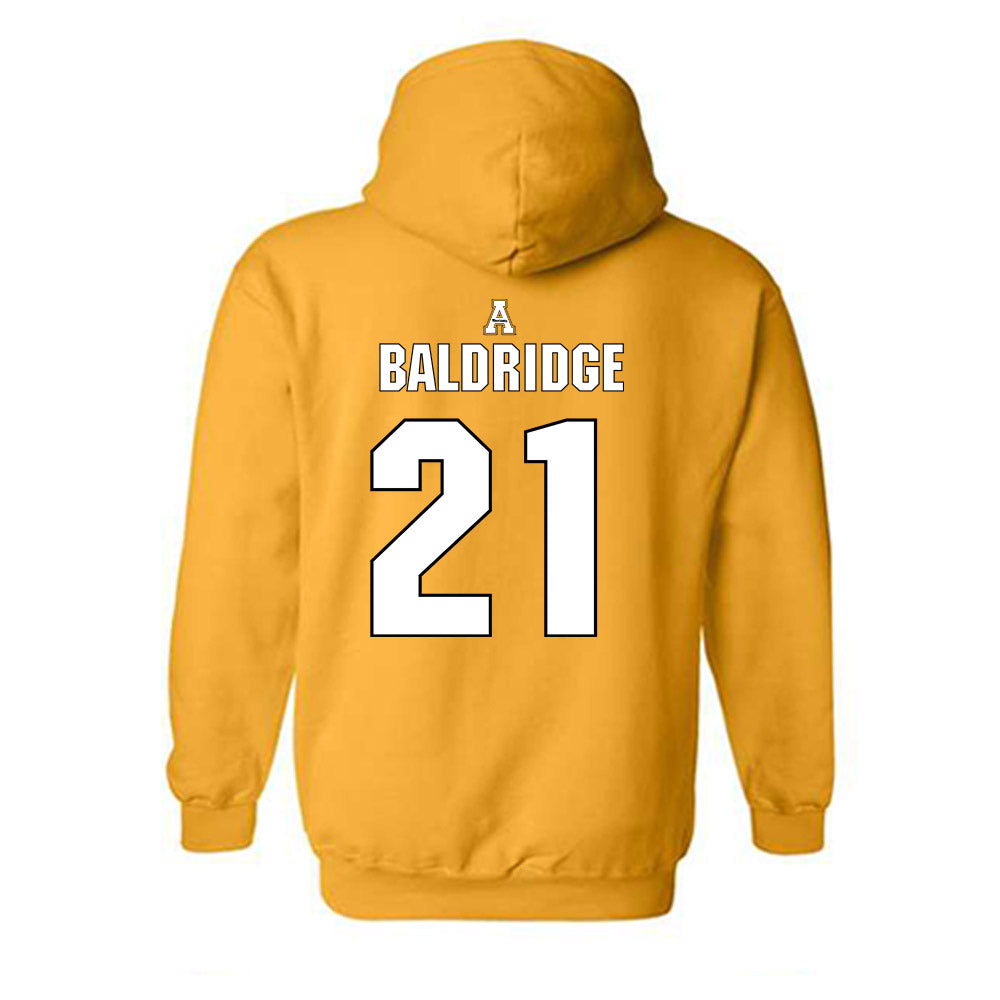 App State - NCAA Women's Volleyball : Madison Baldridge - Replica Shersey Hooded Sweatshirt