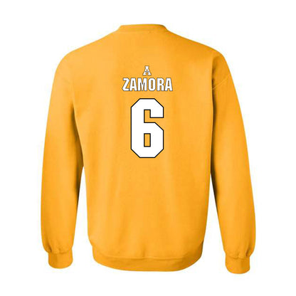 App State - NCAA Baseball : Joseph Zamora - Replica Shersey Crewneck Sweatshirt-1