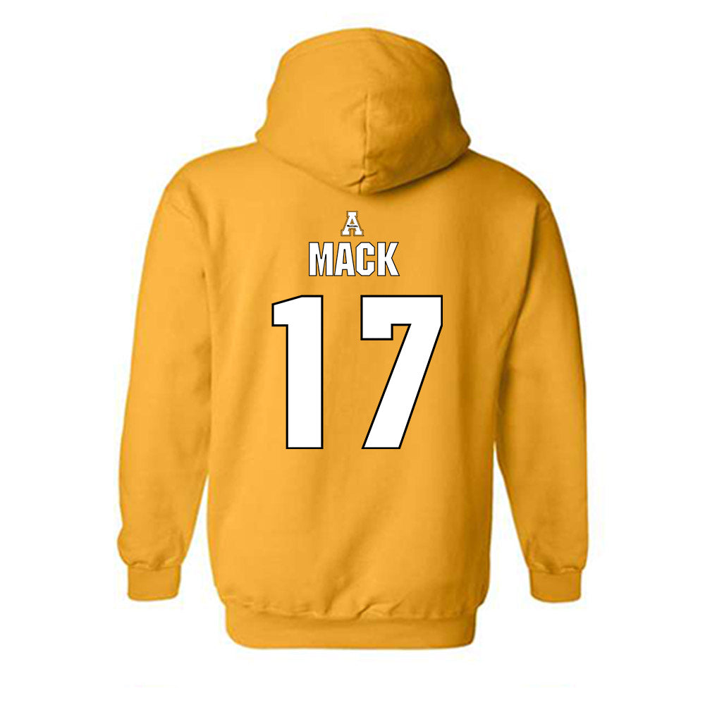App State - NCAA Football : Torian Mack - Replica Shersey Hooded Sweatshirt-1