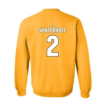 App State - NCAA Women's Volleyball : Maya Winterhoff - Replica Shersey Crewneck Sweatshirt