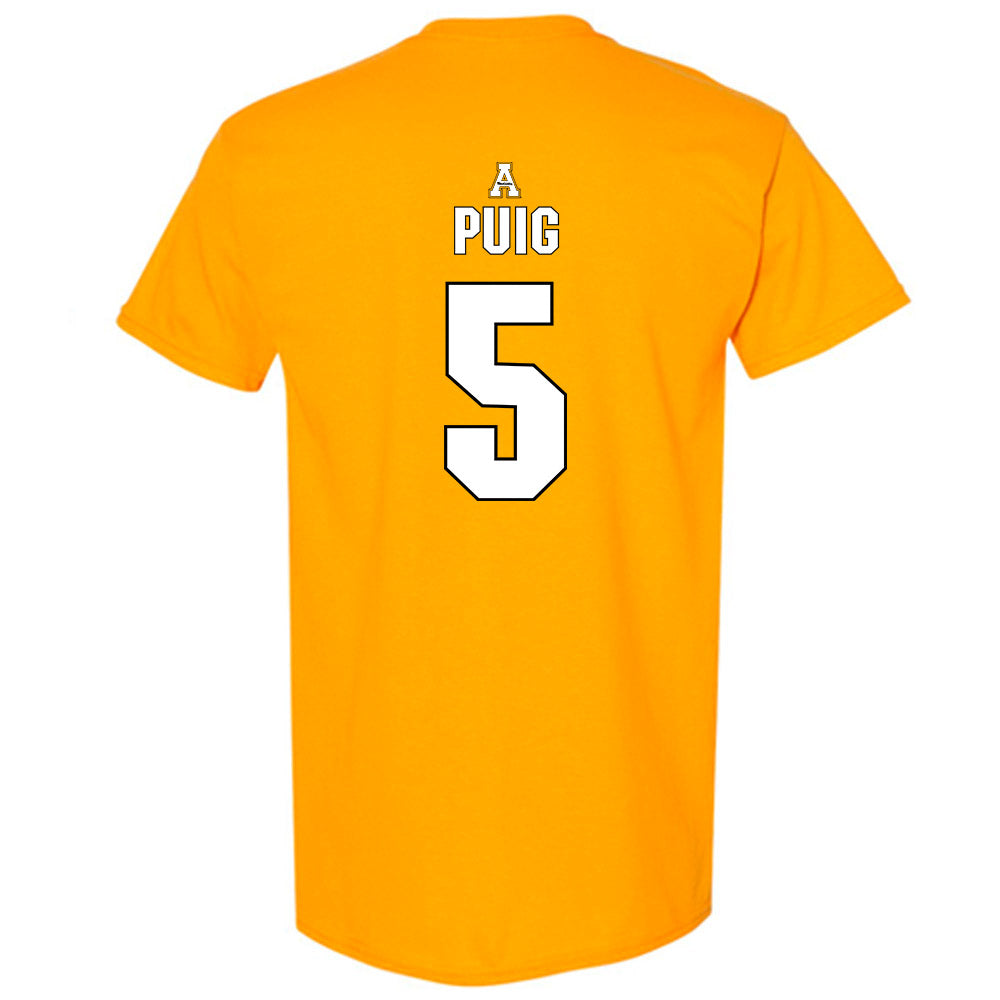 App State - NCAA Baseball : Ethan Puig - Replica Shersey T-Shirt-1