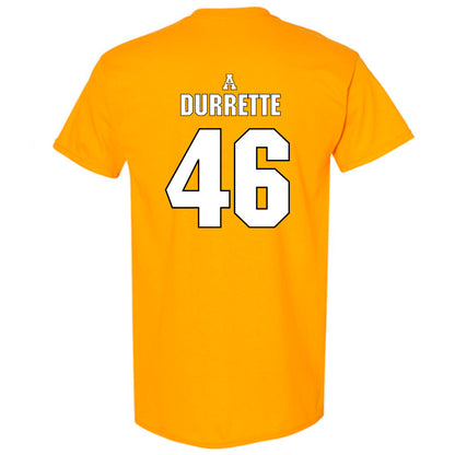 App State - NCAA Football : Damien Durrette - Replica Shersey T-Shirt-1