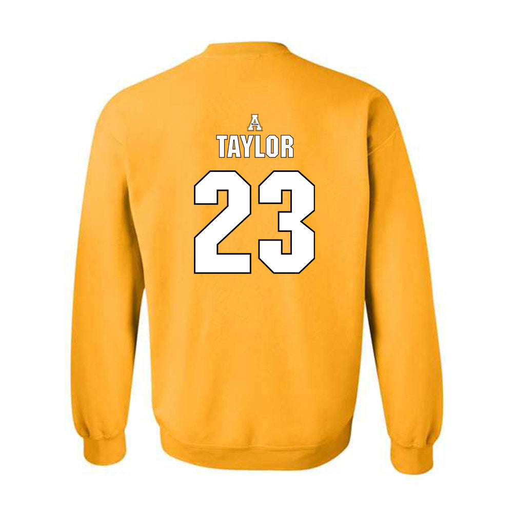 App State - NCAA Softball : Grace Taylor - Replica Shersey Crewneck Sweatshirt-1