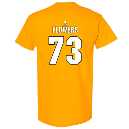 App State - NCAA Football : Will Flowers - Replica Shersey T-Shirt-1