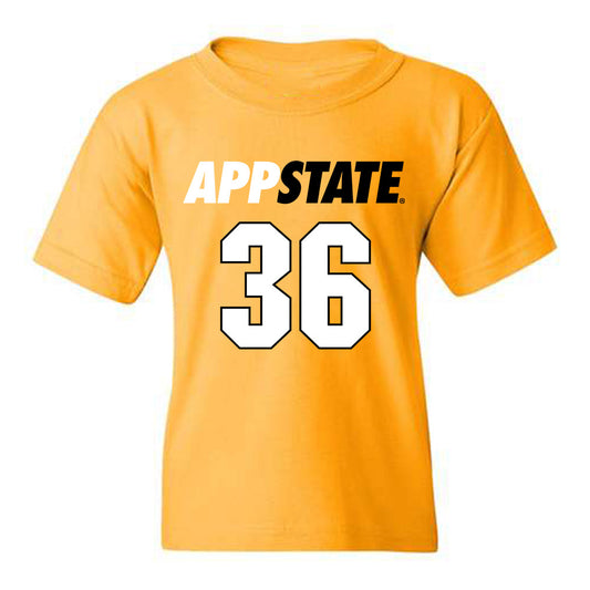 App State - NCAA Baseball : Zach Lewis - Replica Shersey Youth T-Shirt