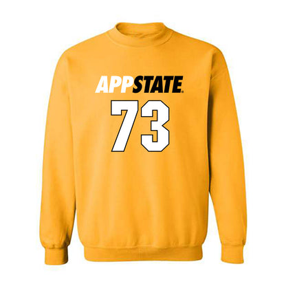 App State - NCAA Football : Will Flowers - Replica Shersey Crewneck Sweatshirt-0