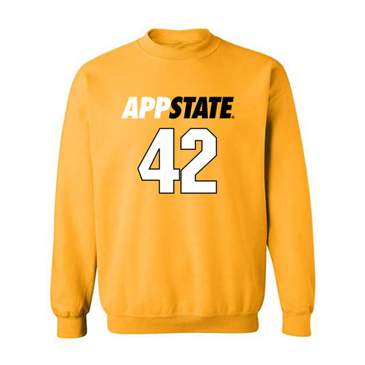 App State - NCAA Football : Braxton Veiga - Replica Shersey Crewneck Sweatshirt