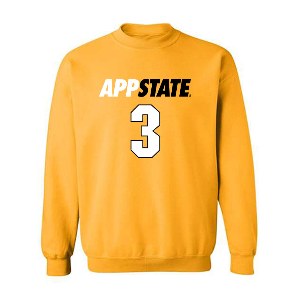 App State - NCAA Men's Basketball : Luke Wilson - Replica Shersey Crewneck Sweatshirt-0