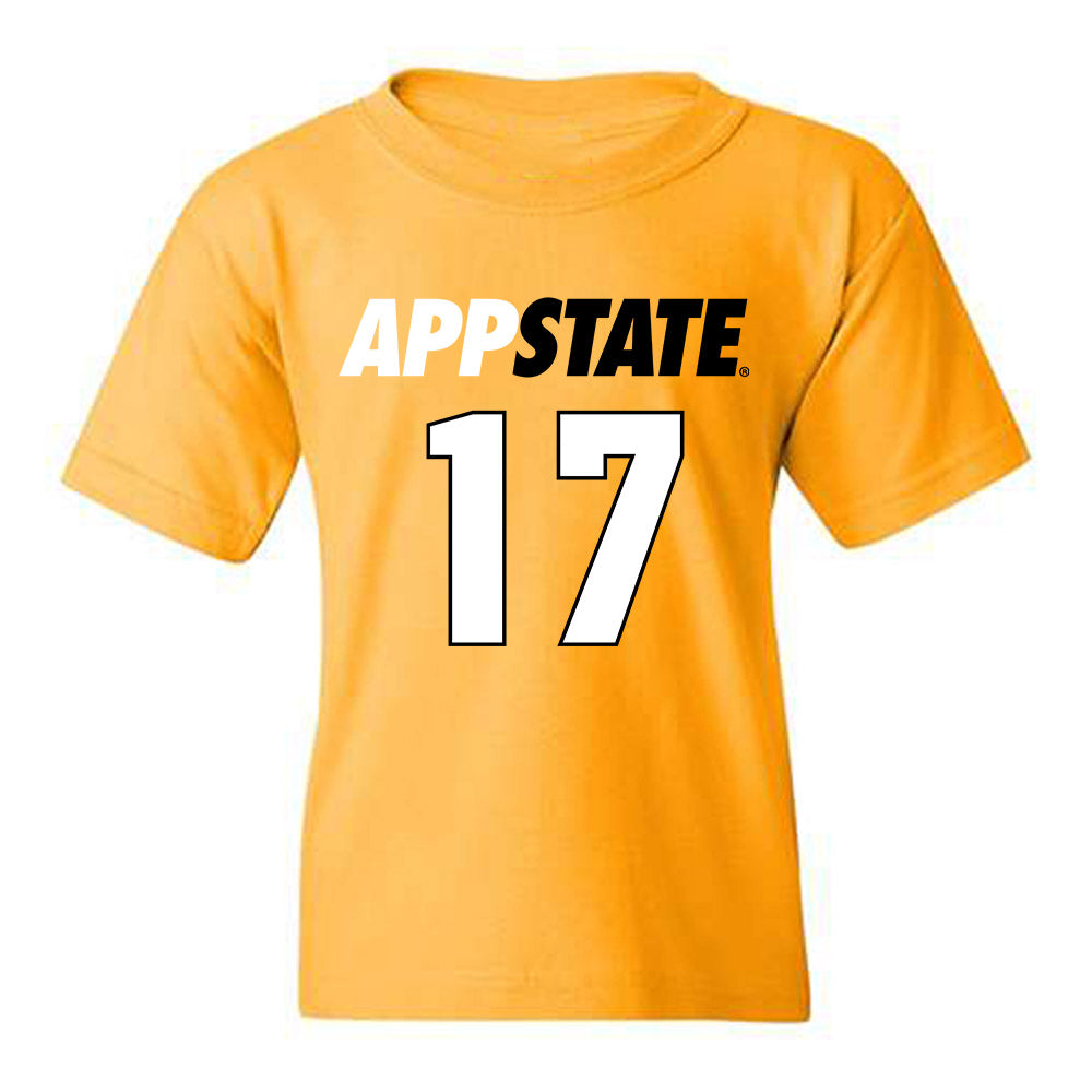 App State - NCAA Football : Jatorian Mack - Replica Shersey Youth T-Shirt-0