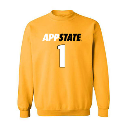 App State - NCAA Football : Shawn Collins - Replica Shersey Crewneck Sweatshirt-0