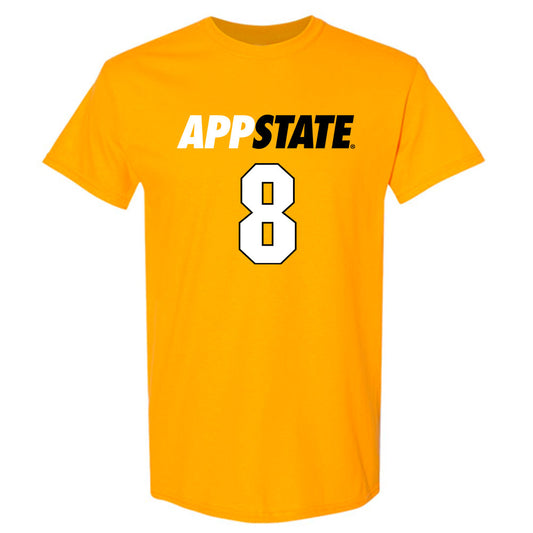 App State - NCAA Football : Dalton Stroman Jr - Replica Shersey T-Shirt