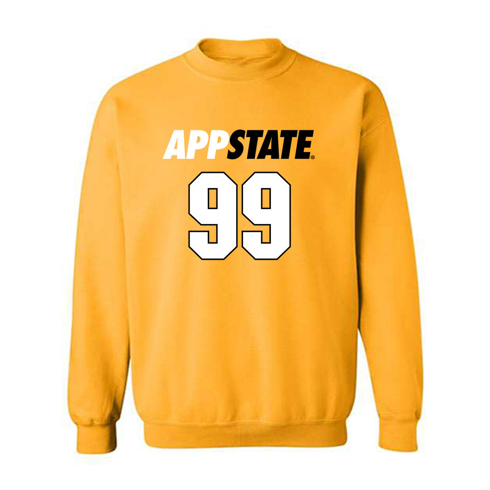 App State - NCAA Football : Kendall Farmer - Replica Shersey Crewneck Sweatshirt-0