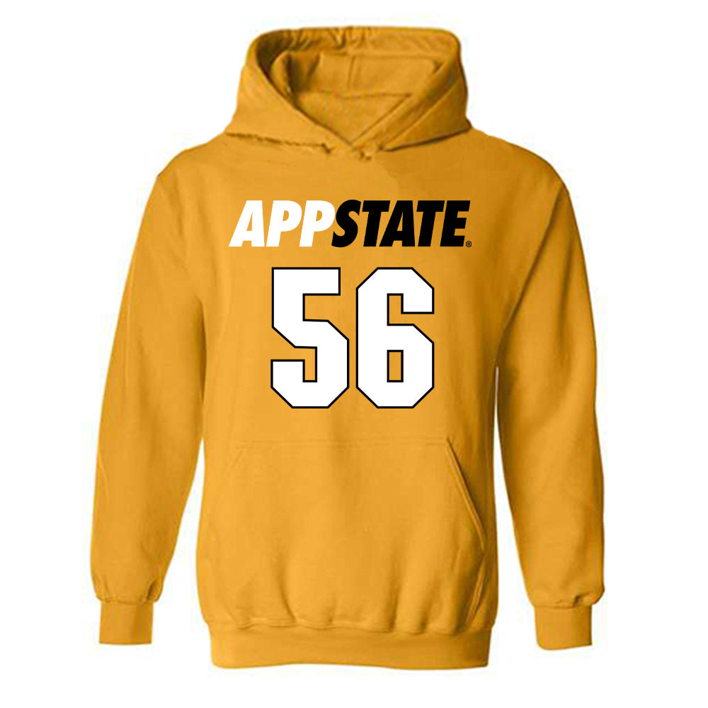 App State - NCAA Football : Kyle Arnholt - Replica Shersey Hooded Sweatshirt