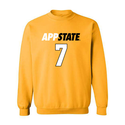 App State - NCAA Football : Jordan Favors - Replica Shersey Crewneck Sweatshirt-0