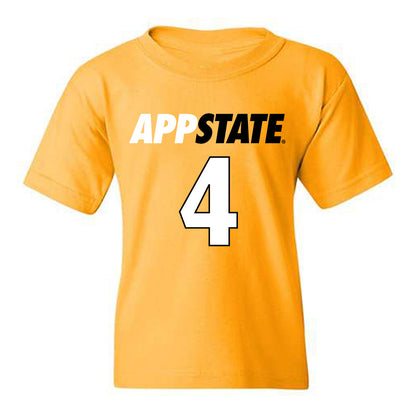 App State - NCAA Football : Izayah Cummings - Replica Shersey Youth T-Shirt-0