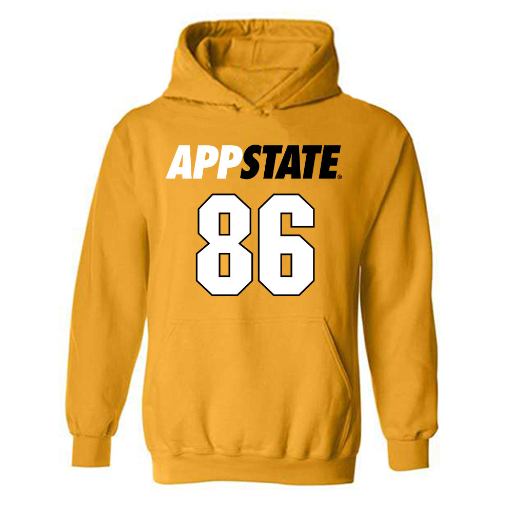 App State - NCAA Football : Kanen Hamlett - Replica Shersey Hooded Sweatshirt