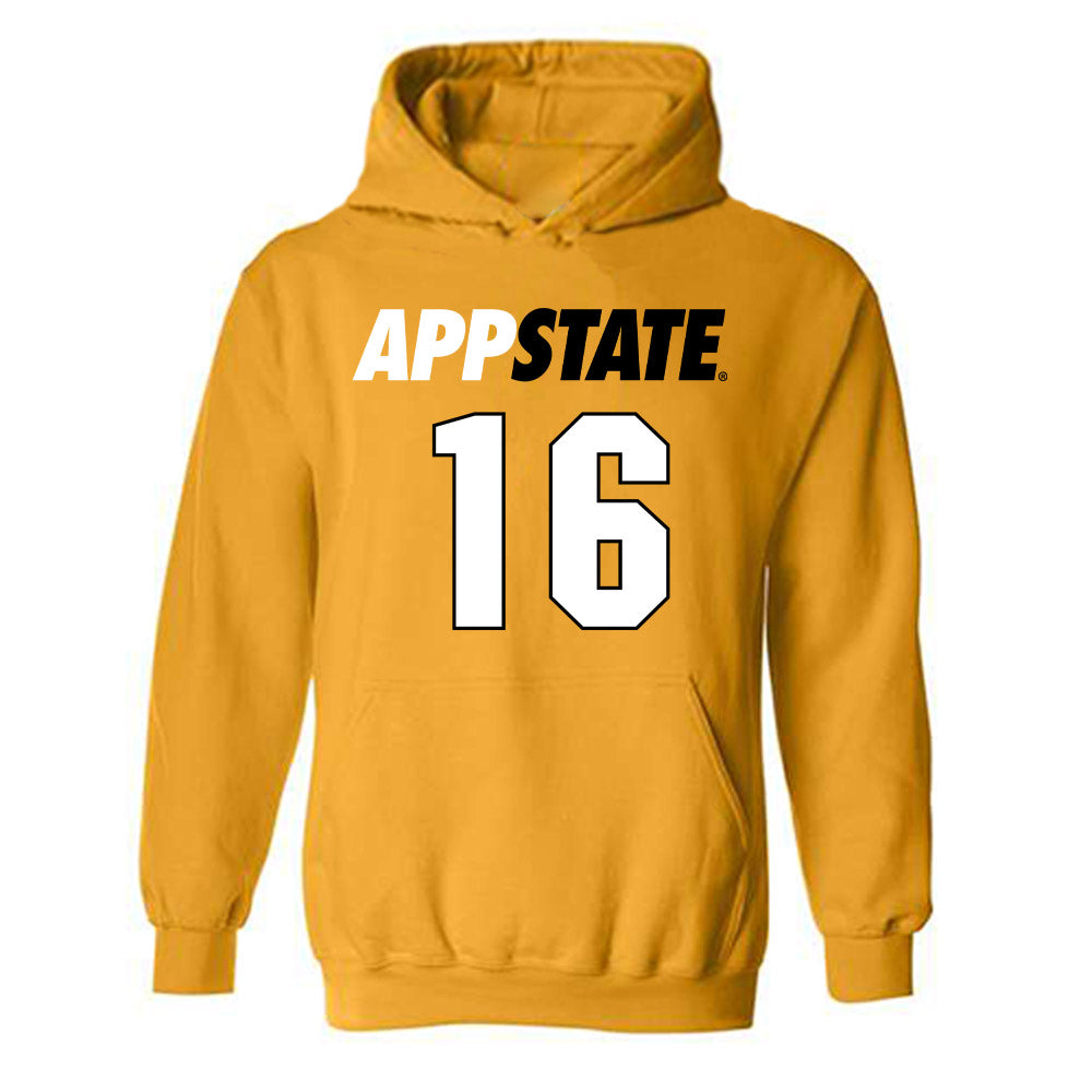 App State - NCAA Women's Soccer : Reagan Sturgill - Replica Shersey Hooded Sweatshirt-0