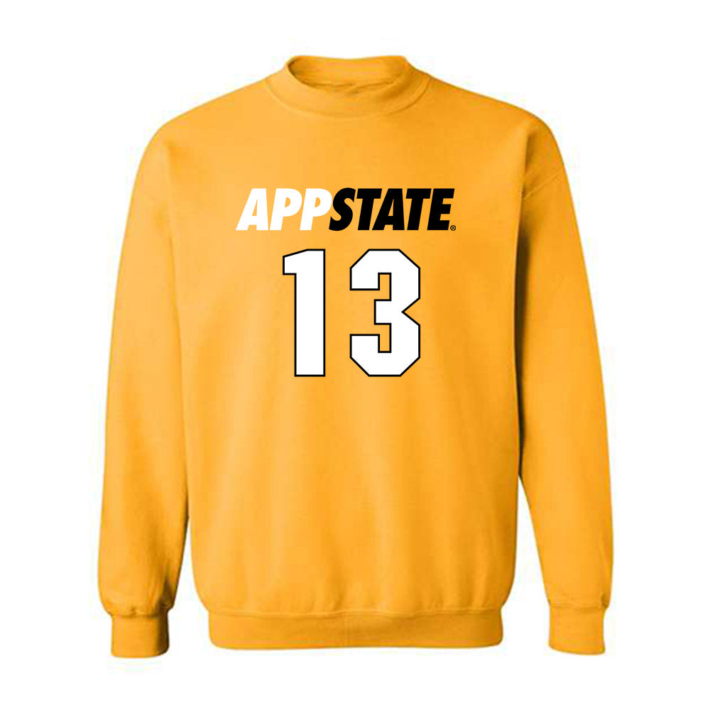 App State - NCAA Football : Elijah Mc-Cantos - Replica Shersey Crewneck Sweatshirt