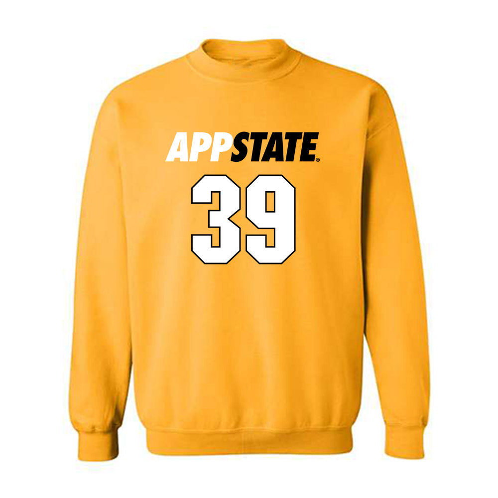 App State - NCAA Football : Jackson Moore - Replica Shersey Crewneck Sweatshirt