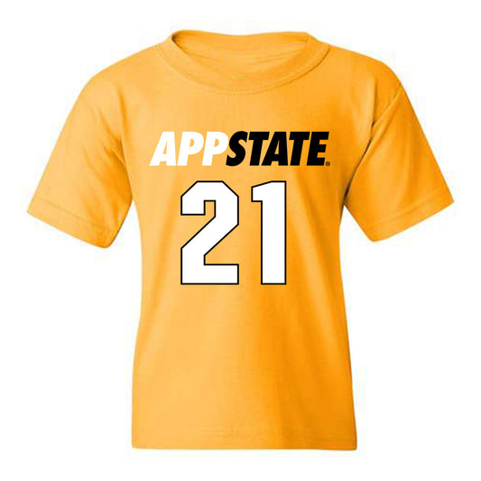 App State - NCAA Football : Reece Larson - Replica Shersey Youth T-Shirt