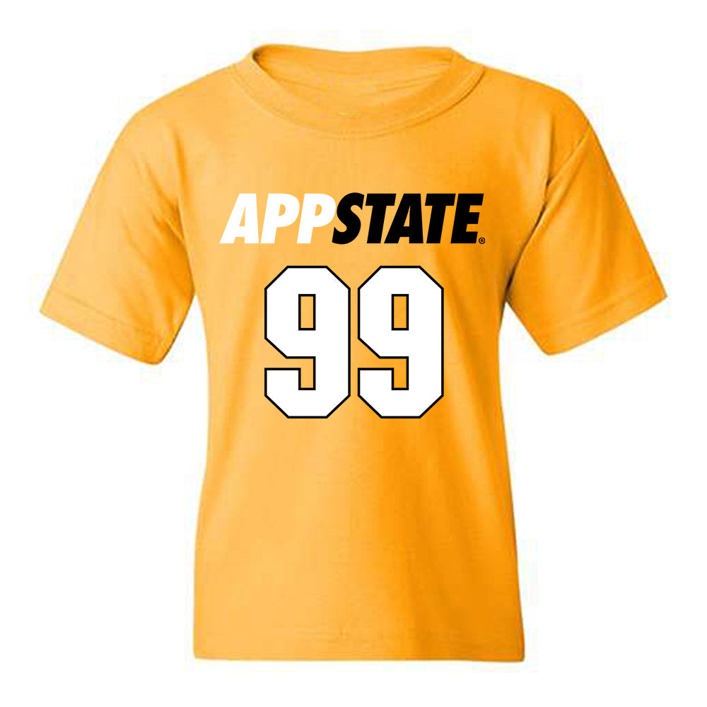 App State - NCAA Football : Kendall Farmer - Replica Shersey Youth T-Shirt-0