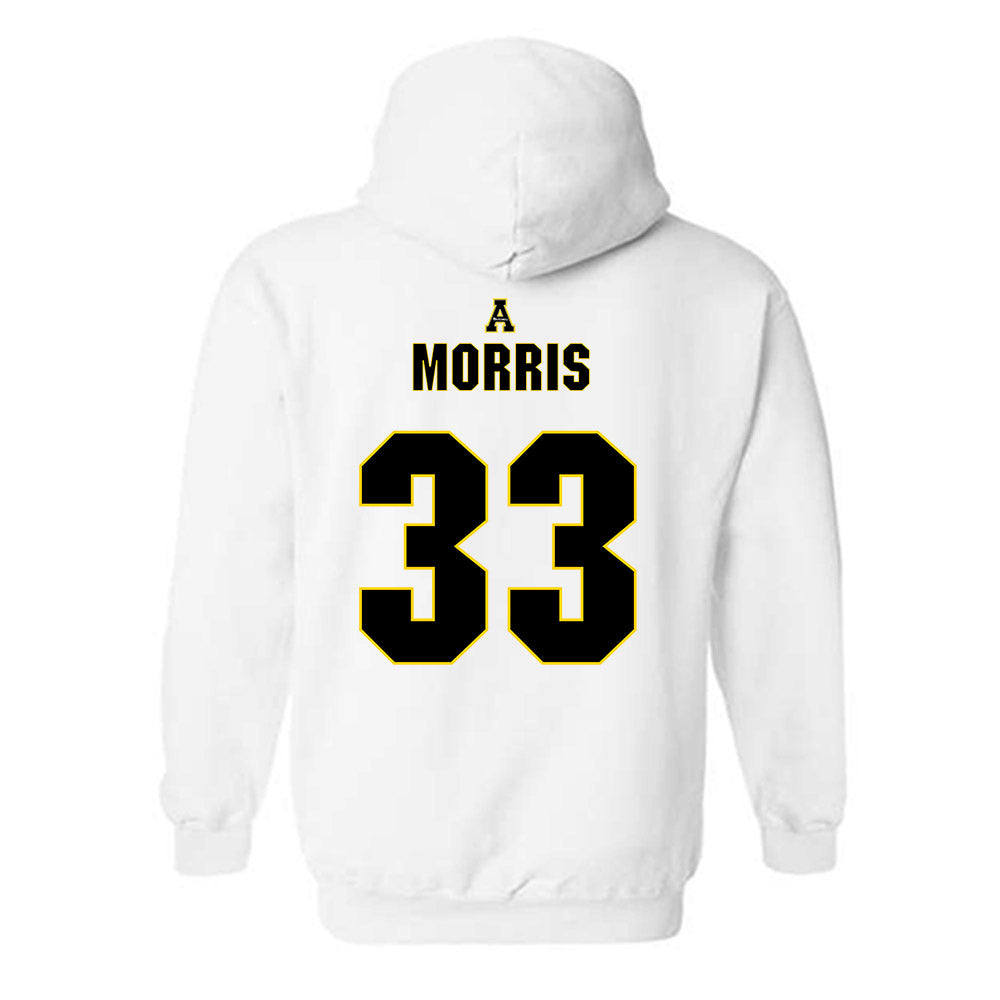 App State - NCAA Women's Volleyball : Ali Morris - Replica Shersey Hooded Sweatshirt-1