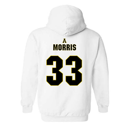 App State - NCAA Women's Volleyball : Ali Morris - Replica Shersey Hooded Sweatshirt-1