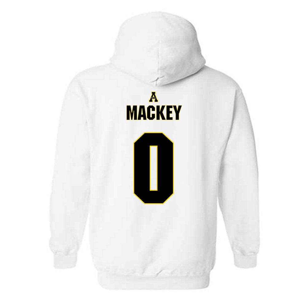 App State - NCAA Women's Volleyball : Keionna mackey - Replica Shersey Hooded Sweatshirt-1