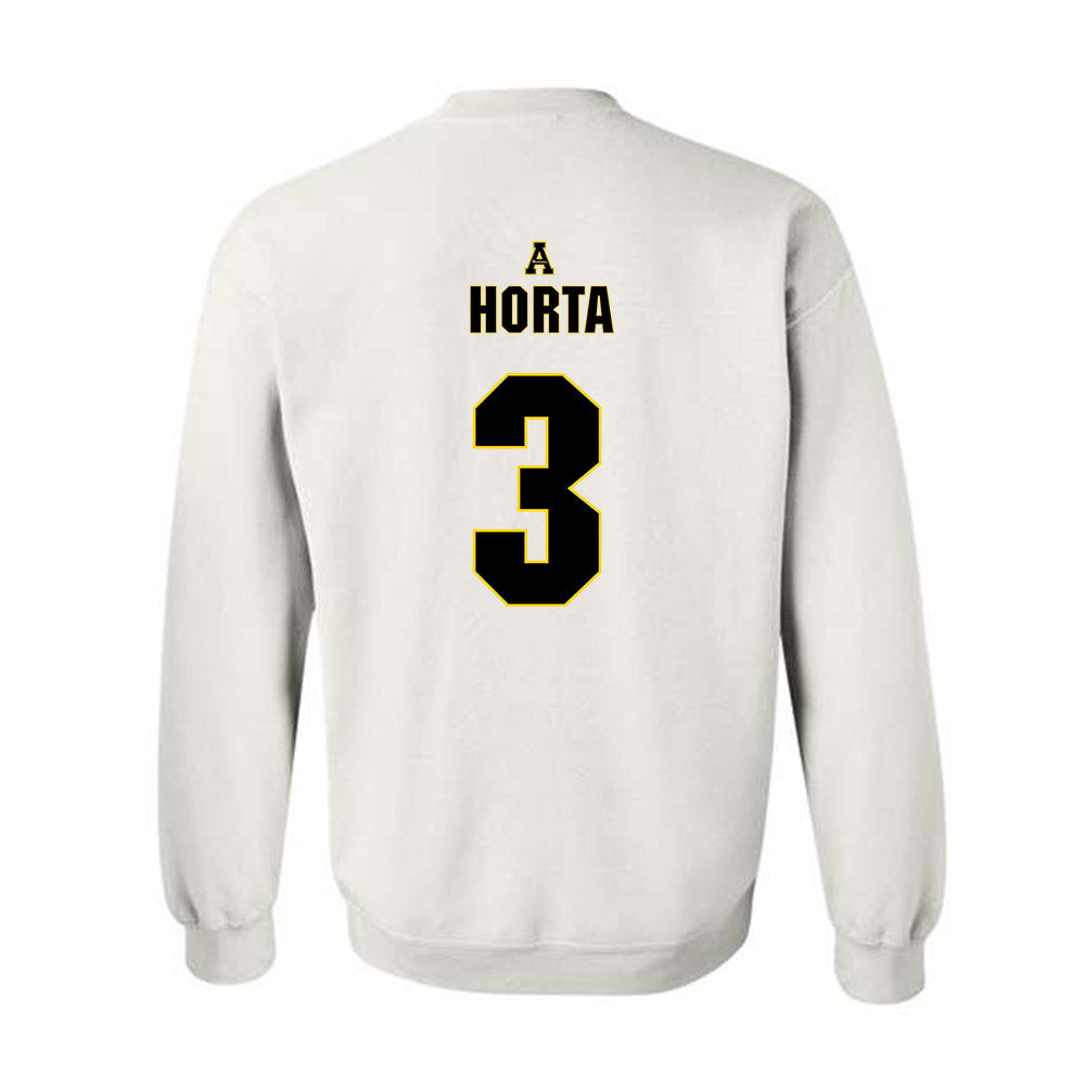 App State - NCAA Women's Volleyball : Julianna Horta - Replica Shersey Crewneck Sweatshirt-1