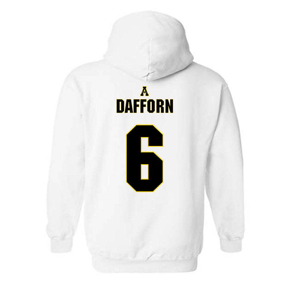 App State - NCAA Women's Volleyball : Bella dafforn - Replica Shersey Hooded Sweatshirt-1