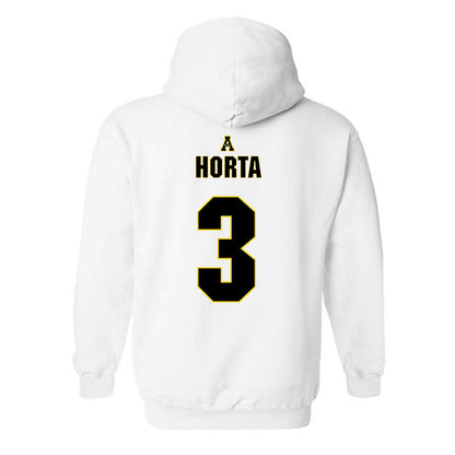 App State - NCAA Women's Volleyball : Julianna Horta - Replica Shersey Hooded Sweatshirt-1