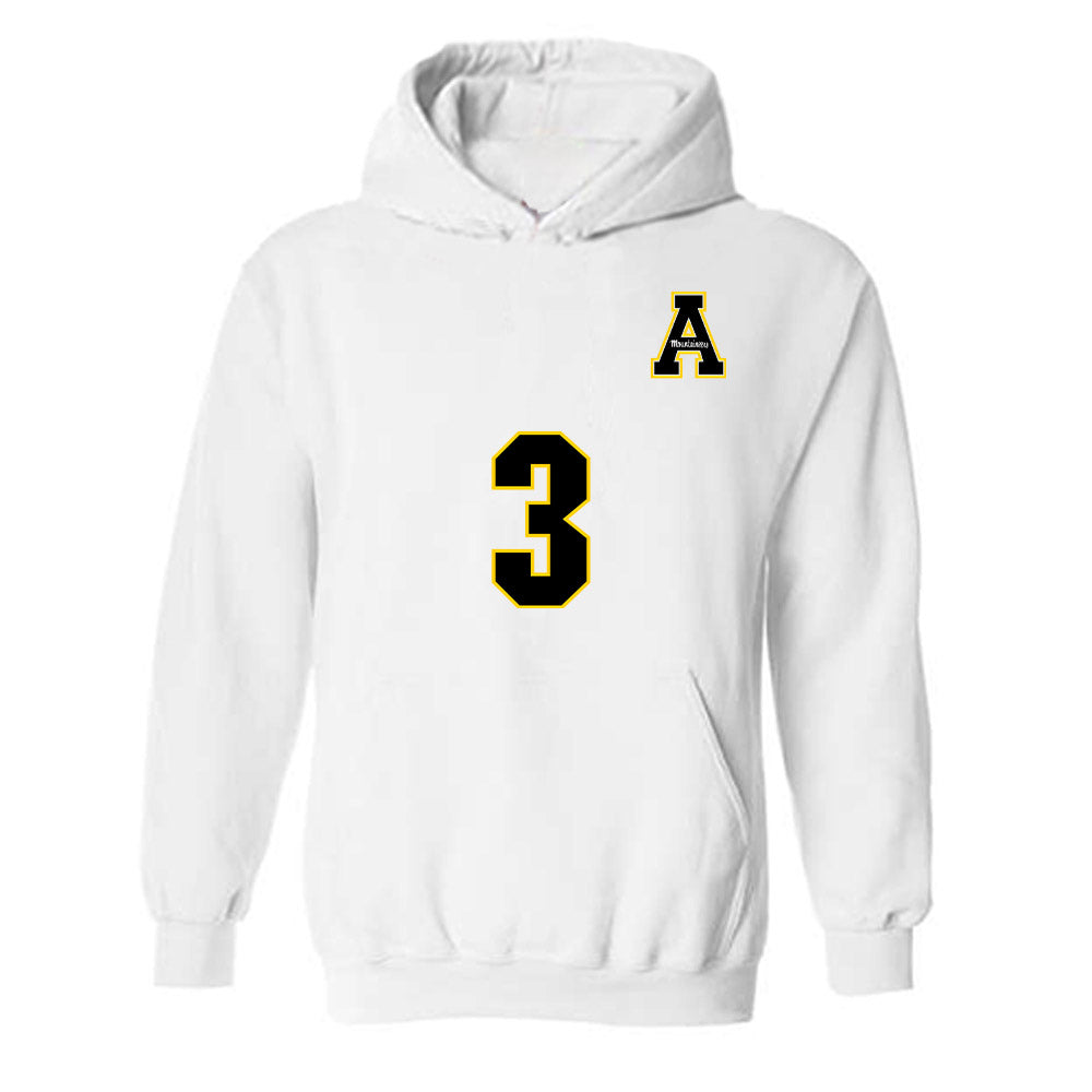 App State - NCAA Women's Volleyball : Julianna Horta - Replica Shersey Hooded Sweatshirt-0