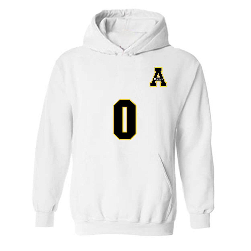 App State - NCAA Women's Volleyball : Keionna mackey - Replica Shersey Hooded Sweatshirt-0