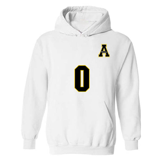 App State - NCAA Women's Volleyball : Keionna mackey - Replica Shersey Hooded Sweatshirt-0