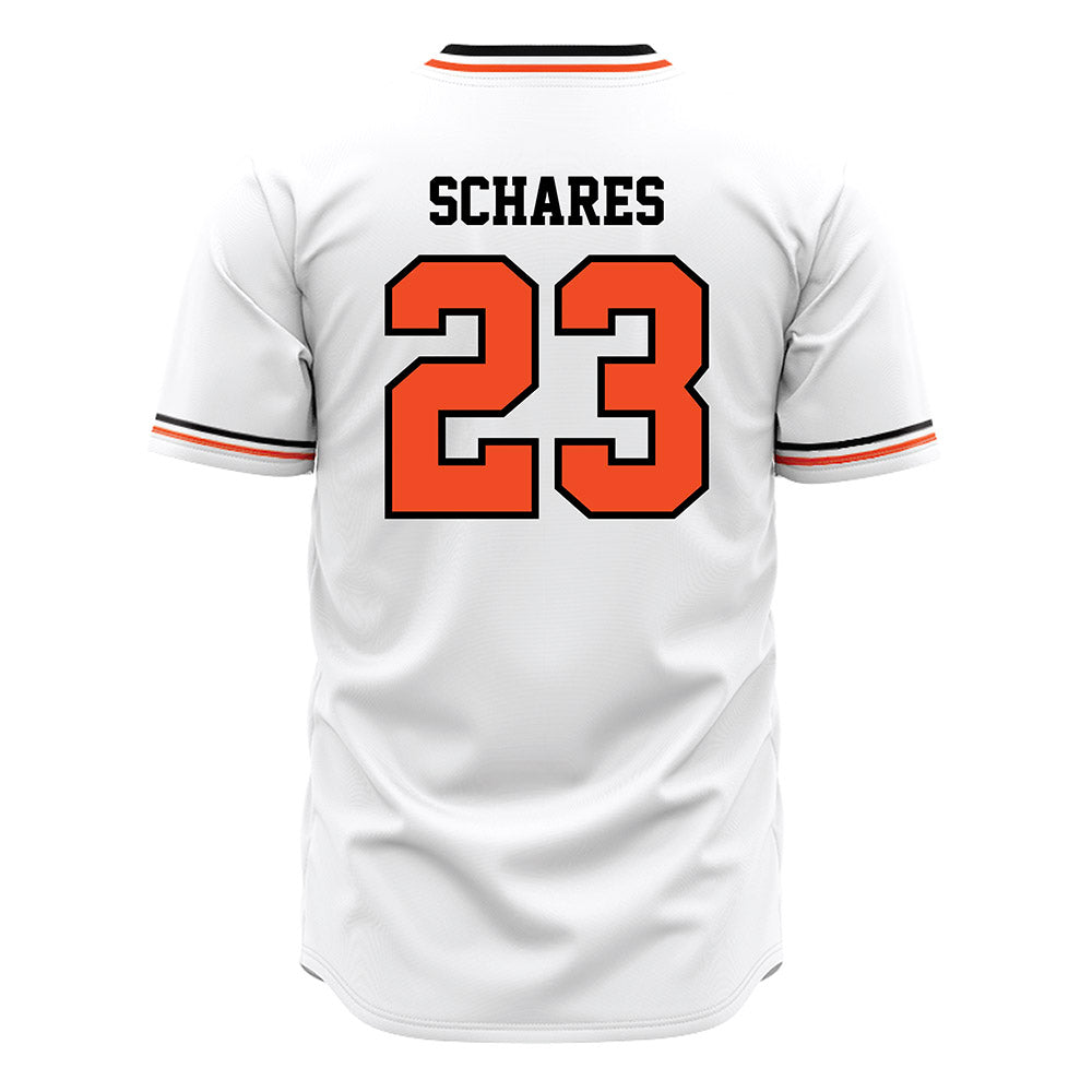 Campbell - NCAA Baseball : Bryce Schares - White Jersey-1