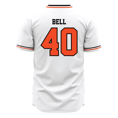 Campbell - NCAA Baseball : Jimmy Bell - White Jersey-1
